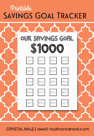 Printable Savings Goal Chart Bedowntowndaytona Com