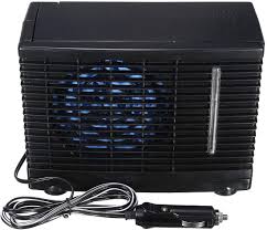 Hack a fan instead of turning on the a.c. Automotive 12v Portable Home Car Cooler Cooling Fan Water Ice Evaporative Air Conditioner Parts Accessories