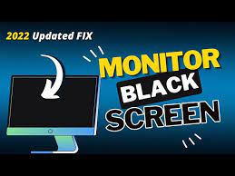 monitor randomly goes black screen