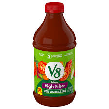 v8 high fiber 100 vegetable juice