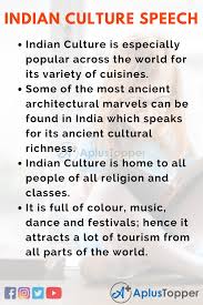 indian culture sch sch on
