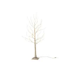 Light Up Led Faux White Birch Trees
