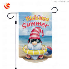 Custom Garden Flag Print Welcome Summer