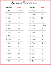 Select your country and your city from the list below to get the accurate ramadan fajr and maghrib timings in the holy and. Printable 2021 Ramadan Calendar With Prayer Times Ramzan 1442 Calendar Dream