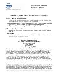 Pdf Evaluation Of Corn Seed Vacuum Metering Systems