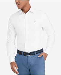 Mens Custom Fit New England Solid Oxford Shirt Created For Macys