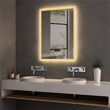 led bathroom vanity mirror thin