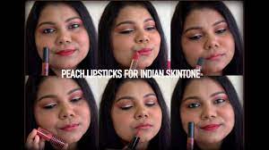 peach lipsticks for indian skintone i