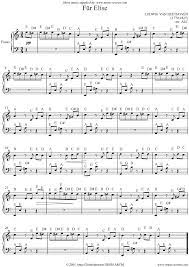 1st theme easy piano clical sheet