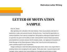 Sample motivation letter for master's degree and bachelor's degree. How To Write A Good Letter Of Motivation Quora