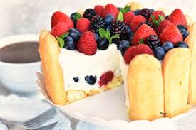 Lady fingers recipe | the cake part of tiramisu. Lemon Berry Charlotte Cake No Bake Gluten Free Mama Knows Gluten Free