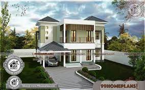 Two Y House Plans With Balcony 80