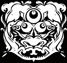 Dragon Face Logo An Illustrator Logo I Made For My Music P
