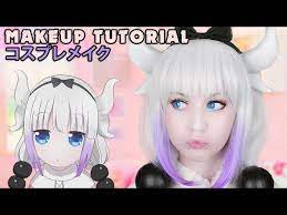 kanna kamui cosplay makeup tutorial