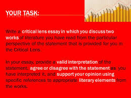   essay writing tips to How to write a critical lens essay conclusion Allstar Construction