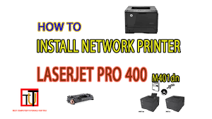 The printout is correct as required. How To Install Network Printer Hp Laserjet Pro 400 M401dn Youtube