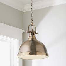 Classic Dome Shade Pendant Light With Chain Large Shades