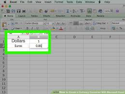 How To Create A Currency Converter With Microsoft Excel