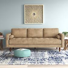 Velvet Square Arm Sofa Furniturezone