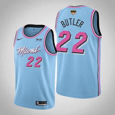 Most popular in miami heat. Jimmy Butler Miami Heat Blue 2020 Nba Finals Bound Vice Night City Jersey