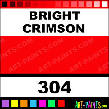 Bright Crimson Artist Acrylic Paints 304 Bright Crimson