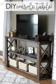 how to build a diy console table for