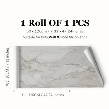 simulated thick marble tile floor