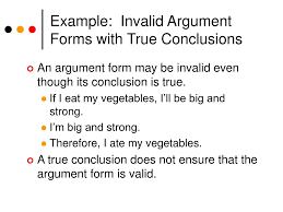 ppt valid and invalid arguments