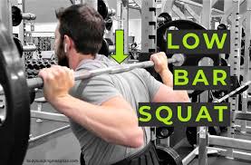 high bar vs low bar squat bar position