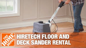 They have an interior space. Hiretech Floor And Deck Sander The Home Depot Rental Youtube