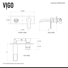 Vigo Cornelius Wall Mount Bathroom