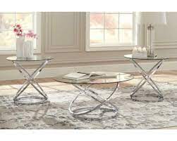 3 Piece Coffee Table End Tables Set