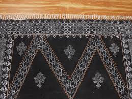 cotton rug geometric dhurrie hand