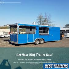 bbq concession trailer in food trucks