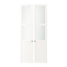 Liatorp Panel Glass Door White 44x198