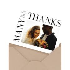wedding thank you cards mailed for