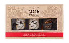 mór mini irish gin triple gift pack
