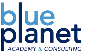 The an earth oriented logo design concept. Blue Planet Blue Planet