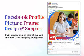 design a facebook profile picture frame