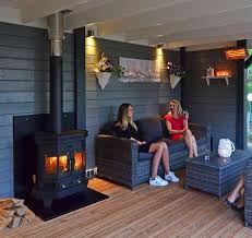 Cosy Log Cabin Summer House Interiors