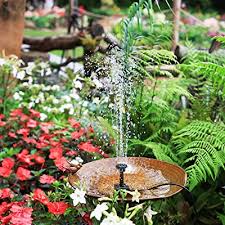 Then our reviews and buying guide will surely help you out to find the most suitable for your needs! Buy Aisitin 2 5w Solar Fountain Pump Diy Outdoor Solar Water Fountain Pump With 6 Nozzles And 4ft Water Pipe Solar Powered Pump For Bird Bath Ponds Garden And Fish Tank Online In