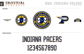 This logo image consists only of simple geometric shapes or text. Unofficial Athletic Indiana Pacers Rebrand