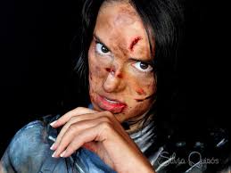 lara croft makeup from raise of the
