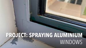 how to spray aluminium windows you