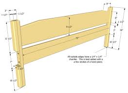 Easy To Build King Size Bed Plan