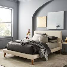 Helping you express your style through modern design. The Mod Upholstered Platform Bed From West Elm