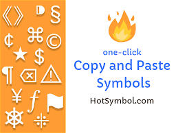 text symbols copy paste