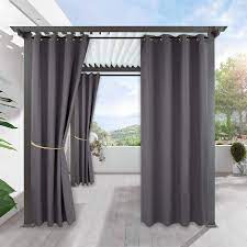 Shop for outdoor gazebo curtains at shop better homes & gardens. Amazon Com Ryb Home Waterproof Outdoor Curtains Outdoor Gazebo Curtains Home Outside Decor For Lawn Garden Patio Sliding Glass Door Weather Resistant Thermal Shades Drapery 1 Panel W 52 X L