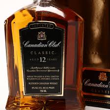 canadian club clic whisky bottle