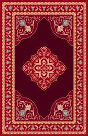 persian turkish carpet rug vector
